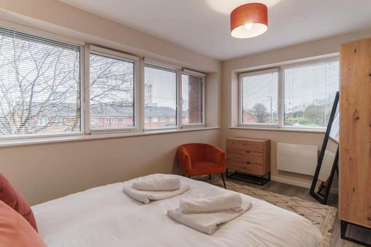 Fantastic 1 Bed Flat Manchester - Sleeps 3 Bagian luar foto