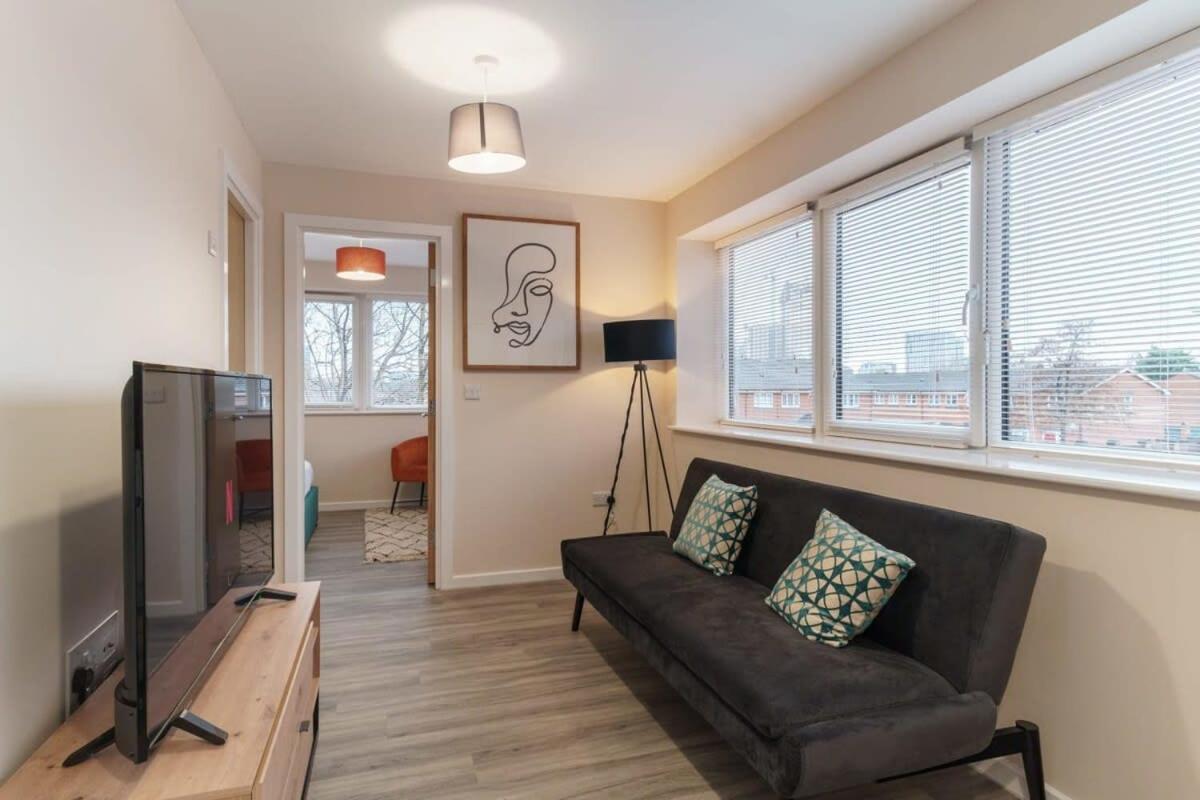 Fantastic 1 Bed Flat Manchester - Sleeps 3 Bagian luar foto