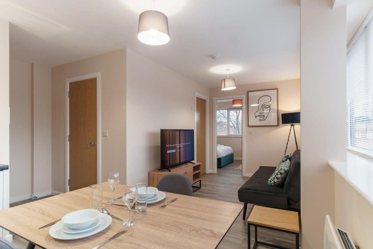 Fantastic 1 Bed Flat Manchester - Sleeps 3 Bagian luar foto